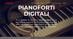 Desktop Screenshot of pianofortidigitali.com